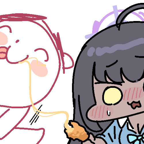 sensei, doodle sensei, and karin (blue archive) drawn by jazz_jack