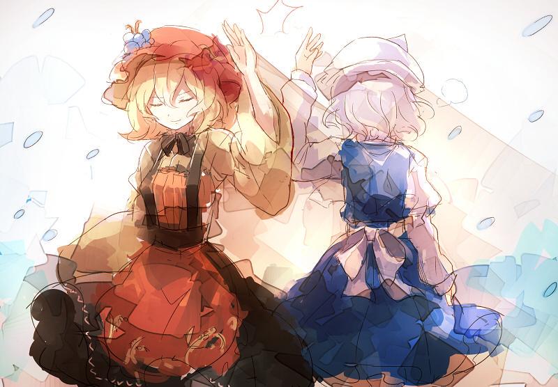 aki minoriko and letty whiterock (touhou) drawn by 60mai