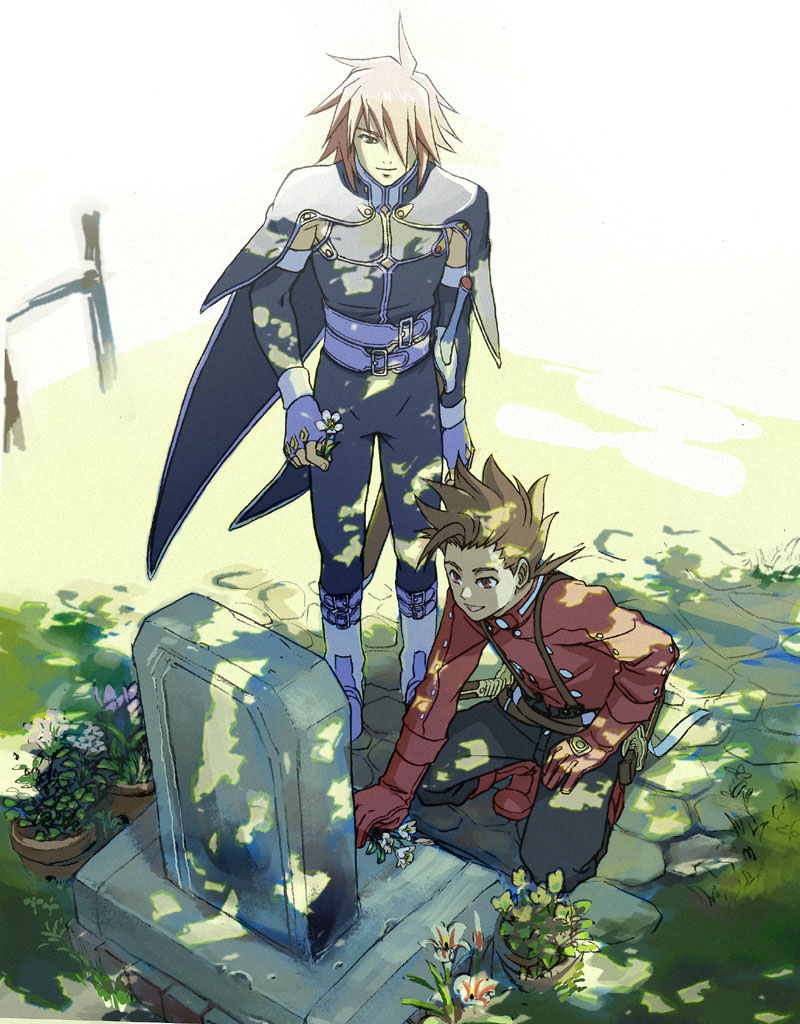 lloyd irving and kratos aurion (tales of and 1 more) drawn by shimabara