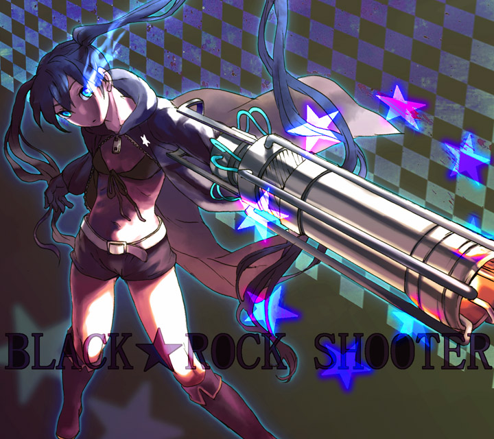 black rock shooter (black rock shooter) drawn by batako