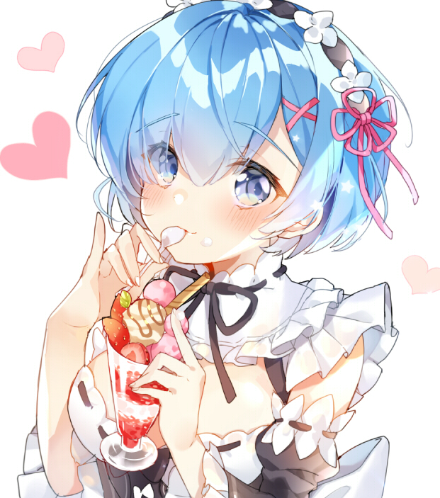 rem (re:zero kara hajimeru isekai seikatsu) drawn by pingo