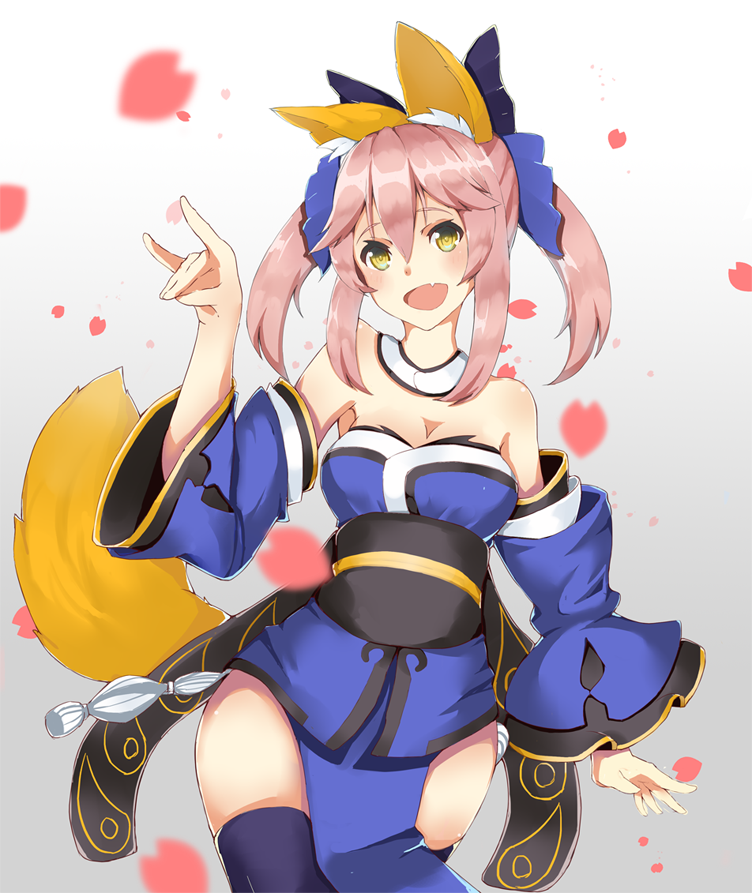 tamamo and tamamo no mae (fate and 1 more) drawn by noboru_(kamine204136)