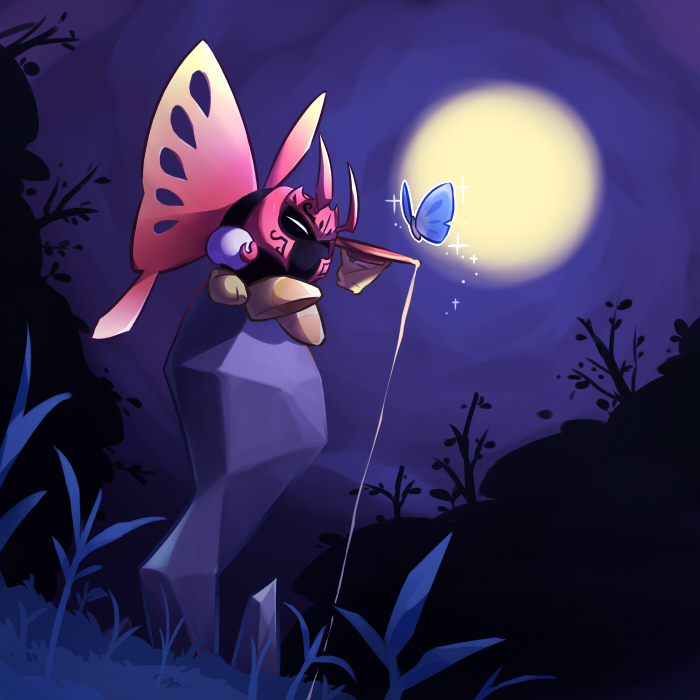 morpho knight and papi (kirby) drawn by 0olqplo0