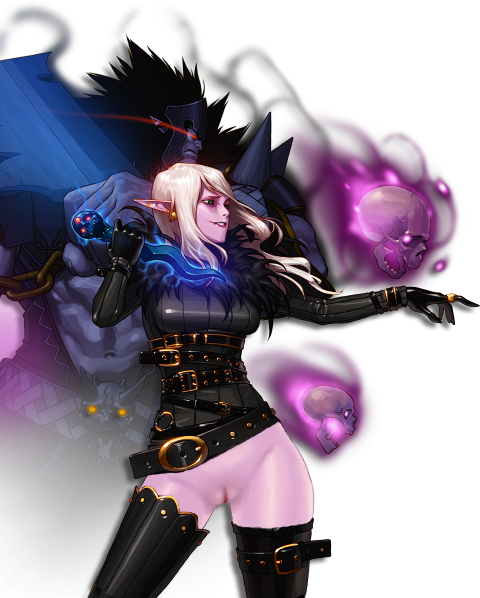 thief and necromancer (dungeon and fighter) drawn by nero_(s3794)