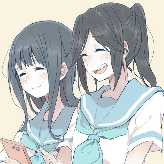 yoroizuka mizore and kasaki nozomi (hibike! euphonium and 1 more) drawn by ree_(re-19)