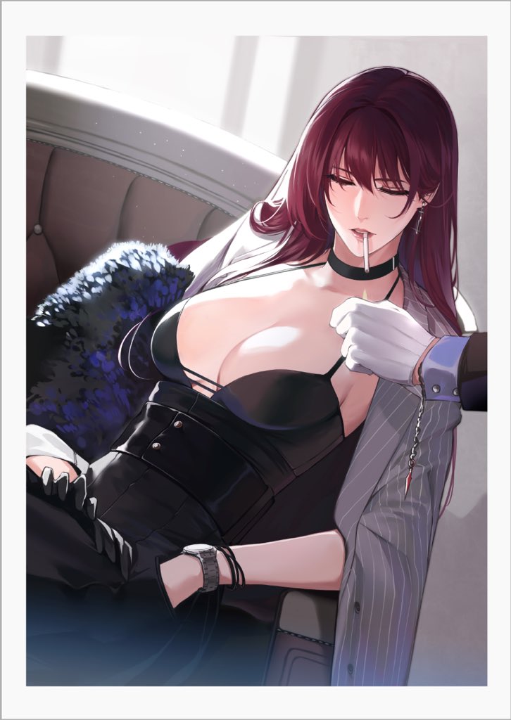 scathach (fate and 1 more) drawn by reroi