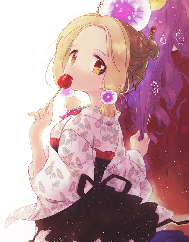 komakusa sannyo and tamatsukuri misumaru (touhou) drawn by biyon