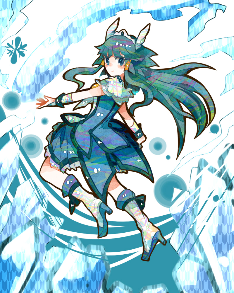 aoki reika and cure beauty (precure and 1 more) drawn by itomugi-kun