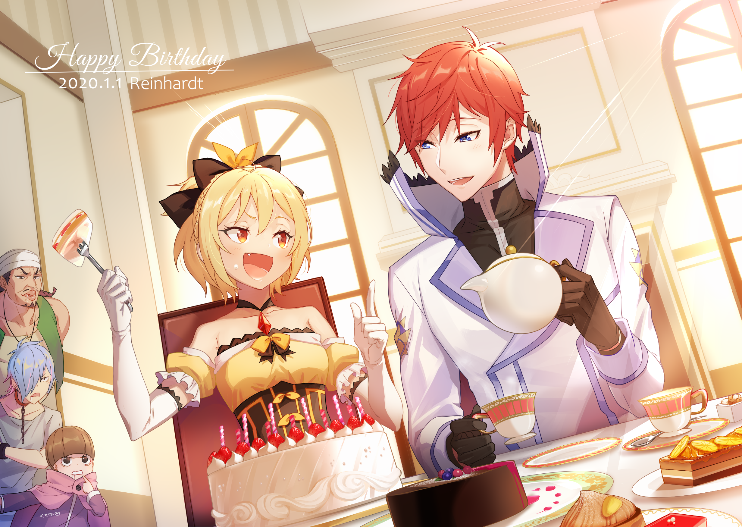 Felt Reinhard Van Astrea Chin Ton And Kan Re Zero Kara Hajimeru Isekai Seikatsu Drawn By Kumuo Mirakurufusao Danbooru