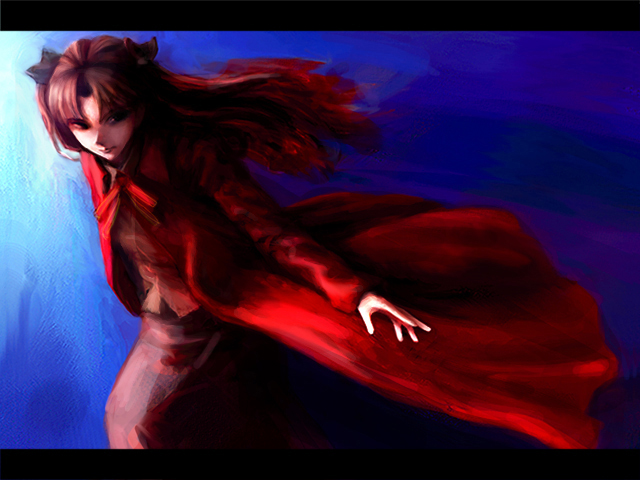 tohsaka rin (fate and 1 more) drawn by oisin