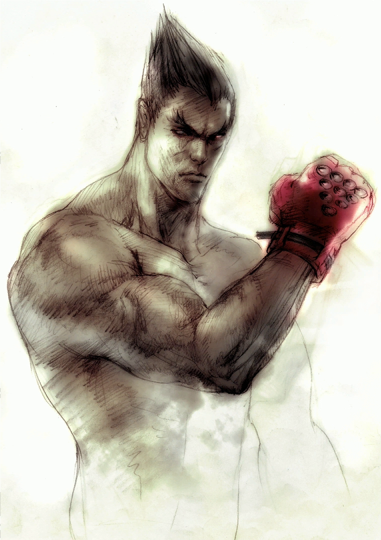 mishima kazuya (tekken and 1 more) drawn by kawano_takuji