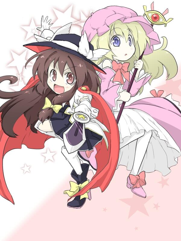 usami renko and maribel hearn (touhou) drawn by futa_(nabezoko)