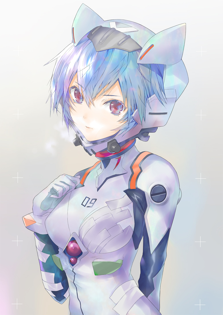 ayanami rei (neon genesis evangelion and 2 more) drawn by fuyuno_haruaki
