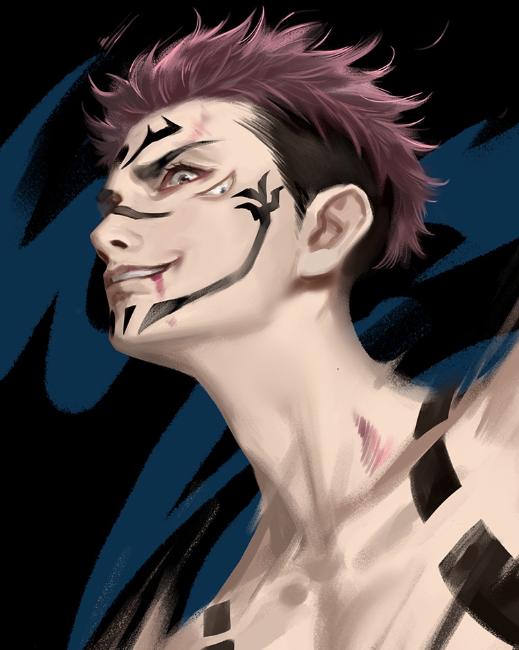 ryoumen sukuna (jujutsu kaisen) drawn by ye_dian_pikaqiu