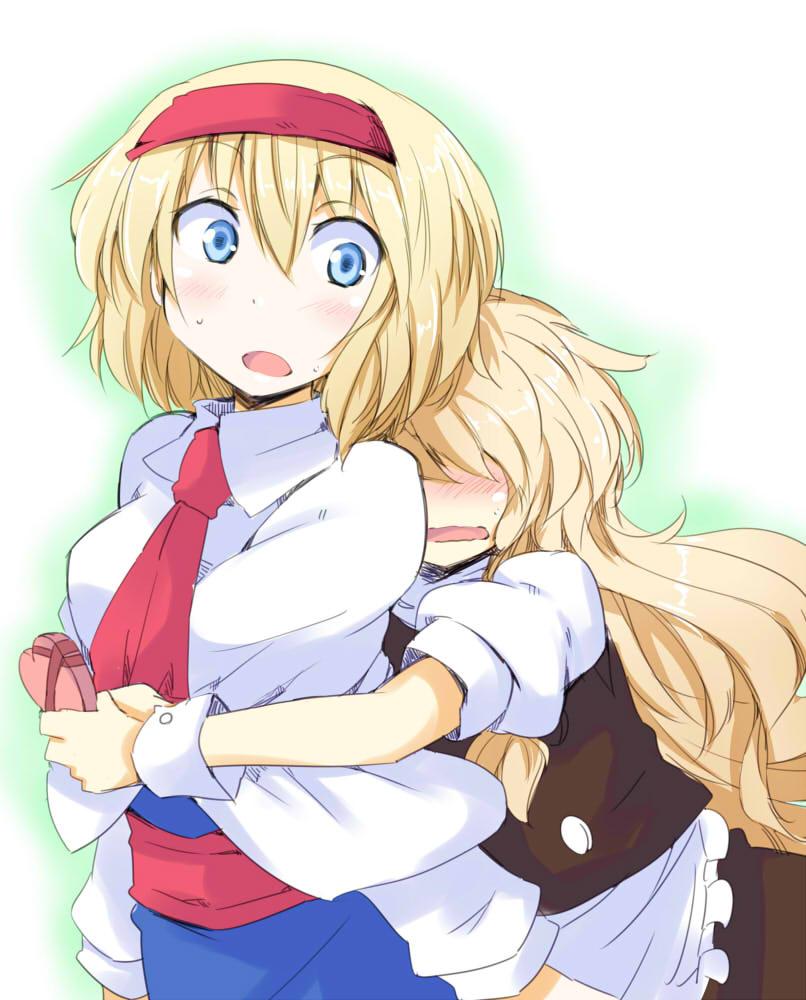 kirisame marisa and alice margatroid (touhou) drawn by chata_maru_(irori_sabou)
