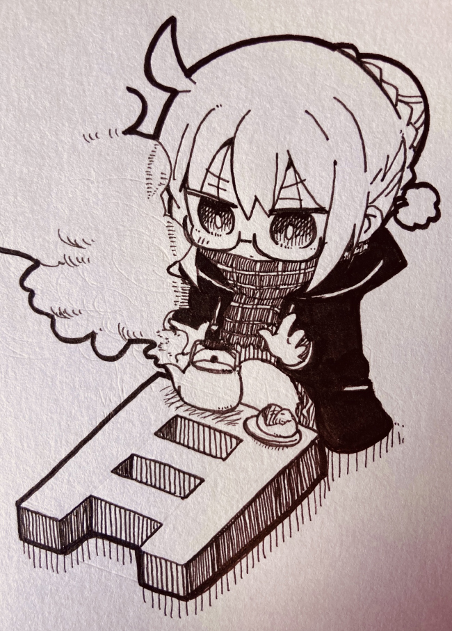 artoria pendragon and mysterious heroine x alter (fate and 1 more) drawn by kasuga_yuuki