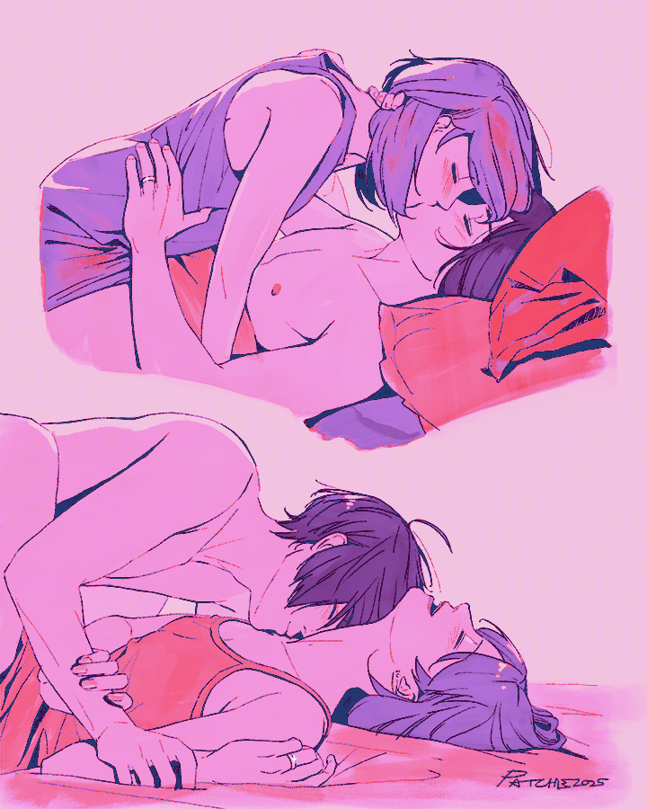 yuuki makoto and takeba yukari (persona and 1 more) drawn by paaaatchieee