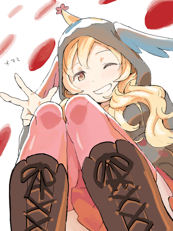 tomoe mami and charlotte (mahou shoujo madoka magica) drawn by nao-08
