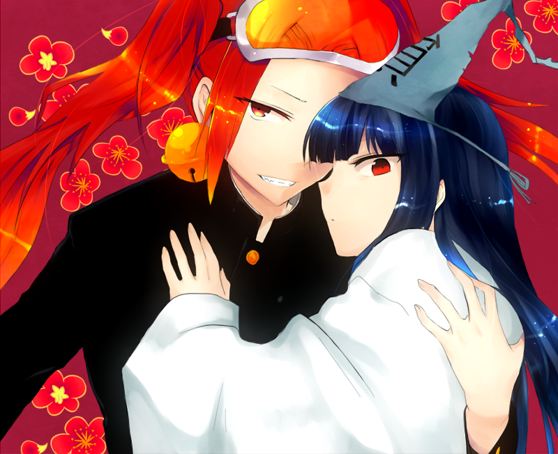 ayame and suzuhikohime (binbougami ga!) drawn by aimai_(luckyfive)