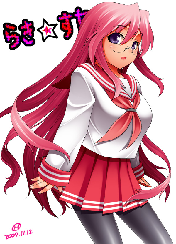 takara miyuki (lucky star) drawn by mitsuba_minoru