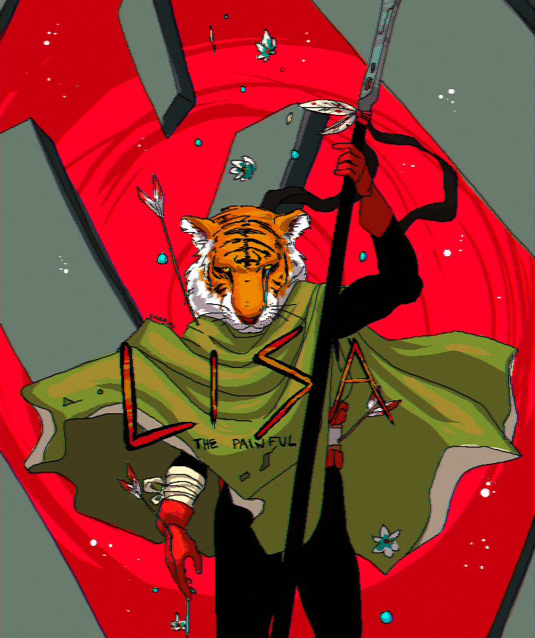 tiger man (lisa and 1 more) drawn by shanasae