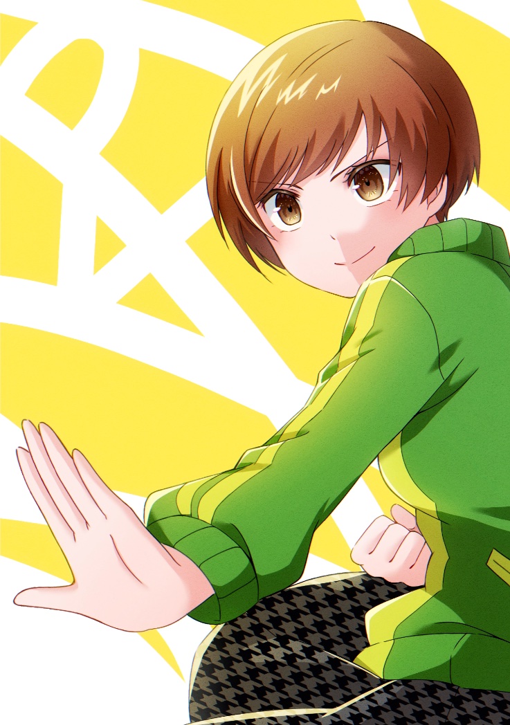 satonaka chie (persona and 1 more) drawn by kureha_jhsh