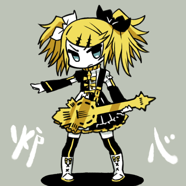 kagamine rin (vocaloid and 1 more) drawn by chan_co