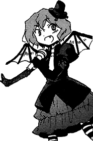 remilia scarlet (touhou) drawn by aki_eda