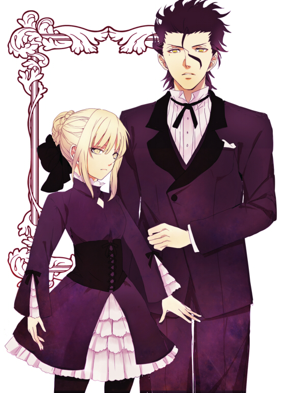 artoria pendragon, saber alter, and diarmuid ua duibhne (fate and 2 more)
