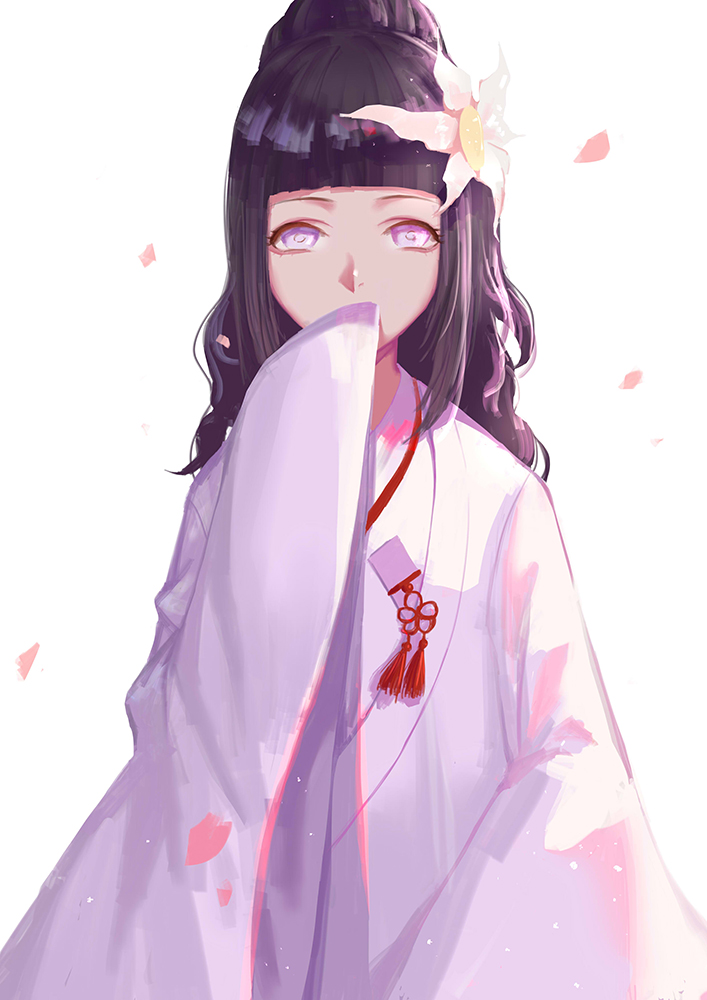 hyuuga hinata (naruto and 1 more) drawn by nho_(316784766)
