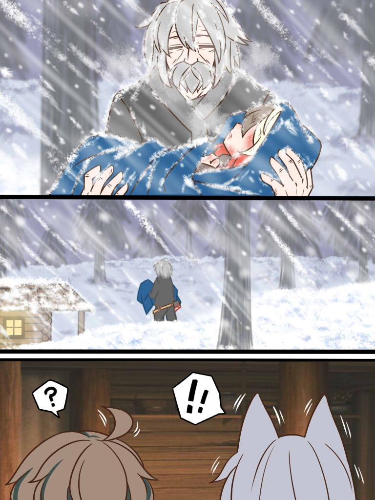 doctor, male doctor, projekt red, old man, snowsant, and 1 more (arknights) drawn by guin_guin