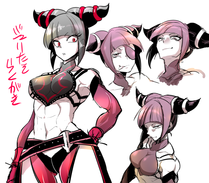 han juri (street fighter and 1 more) drawn by marimo_(yousei_ranbu)