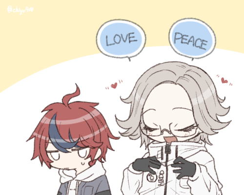 aotsuki eito and sumino takumi (the hundred line -last defense academy-) drawn by chiyo408