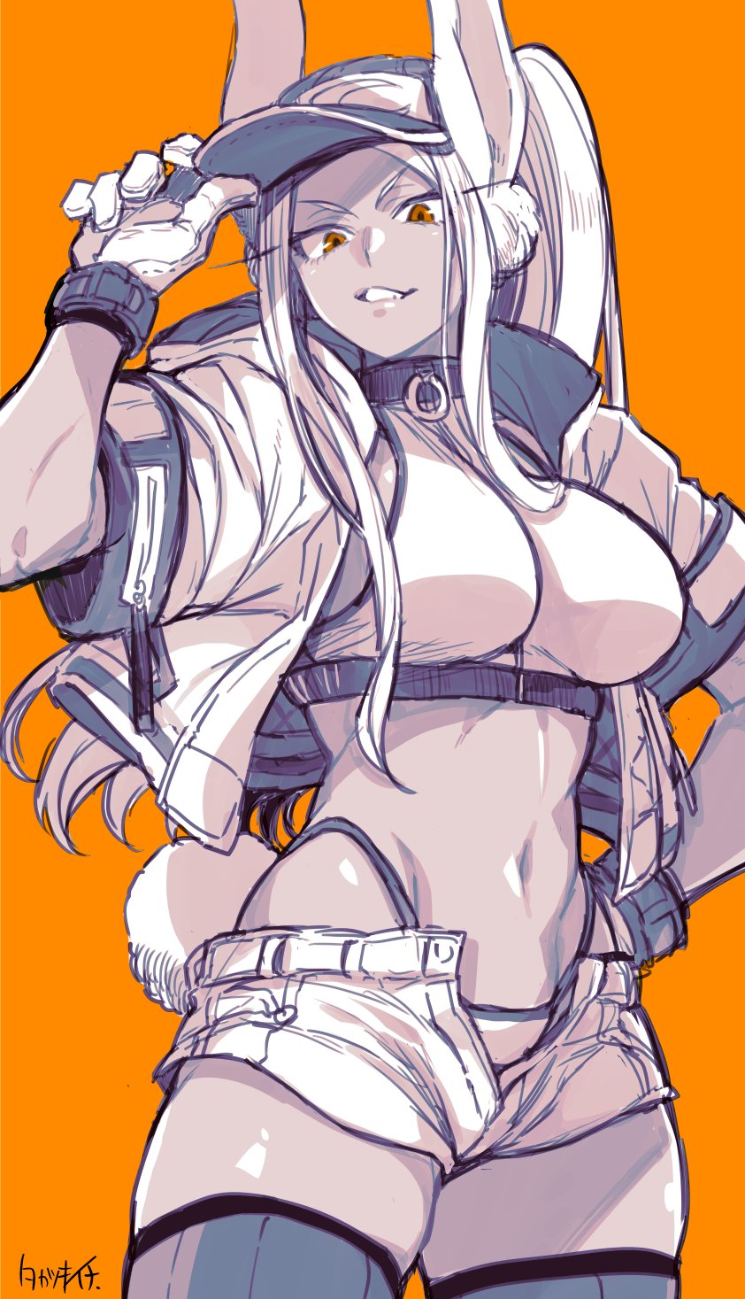mirko (boku no hero academia) drawn by takatsuki_ichi