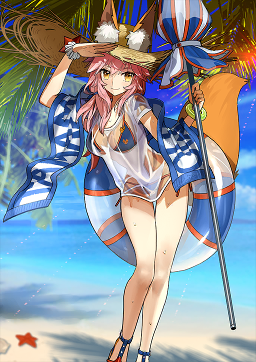 tamamo and tamamo no mae (fate and 1 more) drawn by wada_arco