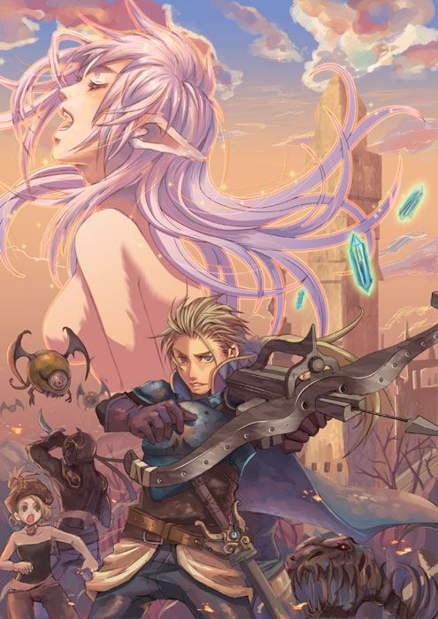 terra branford, relm arrowny, edgar roni figaro, trance terra branford, and shadow (final fantasy and 1 more)