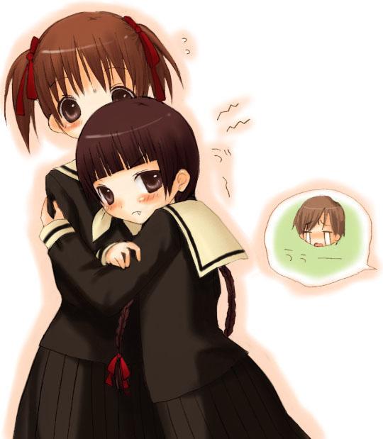 fukuzawa yumi, shimazu yoshino, and hasekura rei (maria-sama ga miteru)