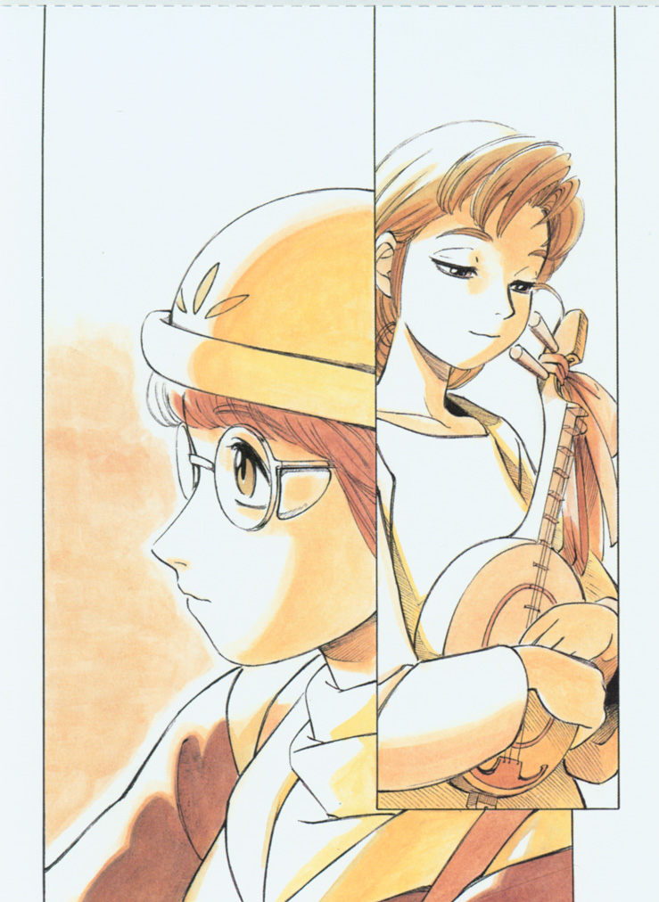 hatsuseno alpha and takatsu kokone (yokohama kaidashi kikou) drawn by ashinano_hitoshi