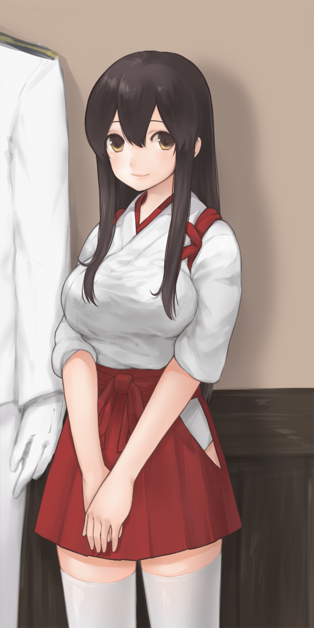 admiral and akagi (kantai collection) drawn by fukuroumori