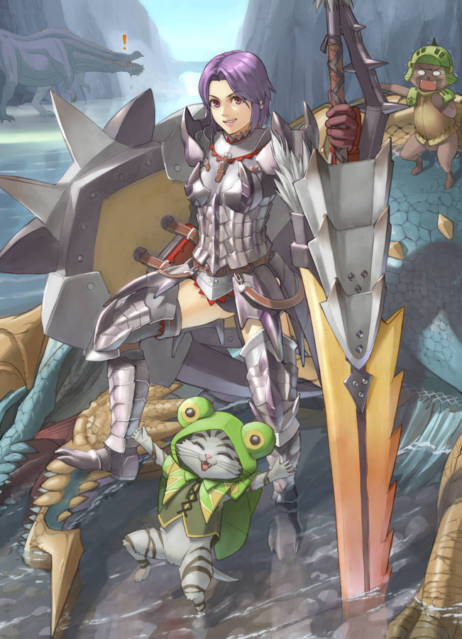 monster hunter, deviljho, and zinogre (monster hunter and 1 more) drawn by tantaka