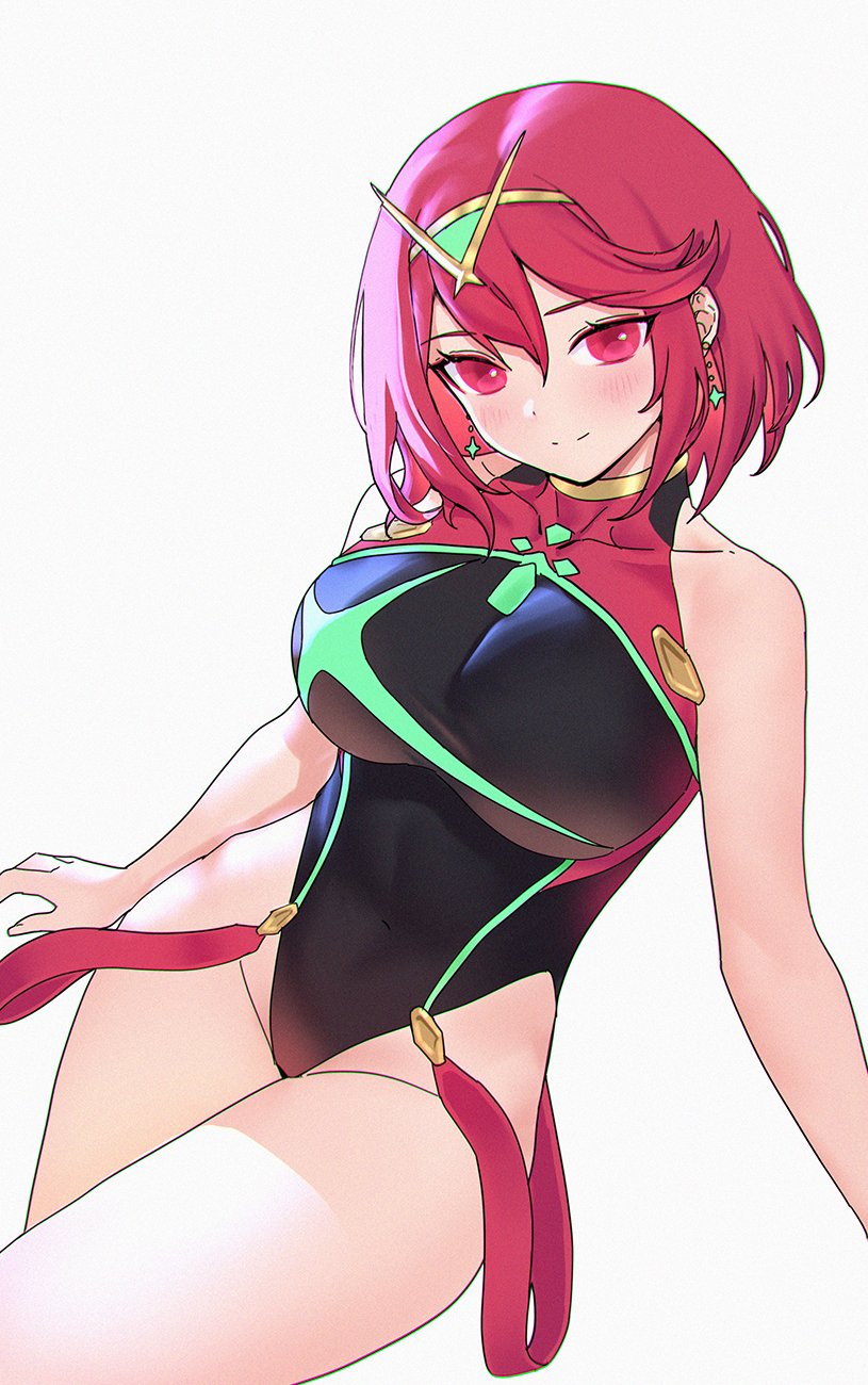 pyra (xenoblade chronicles and 1 more) drawn by siun