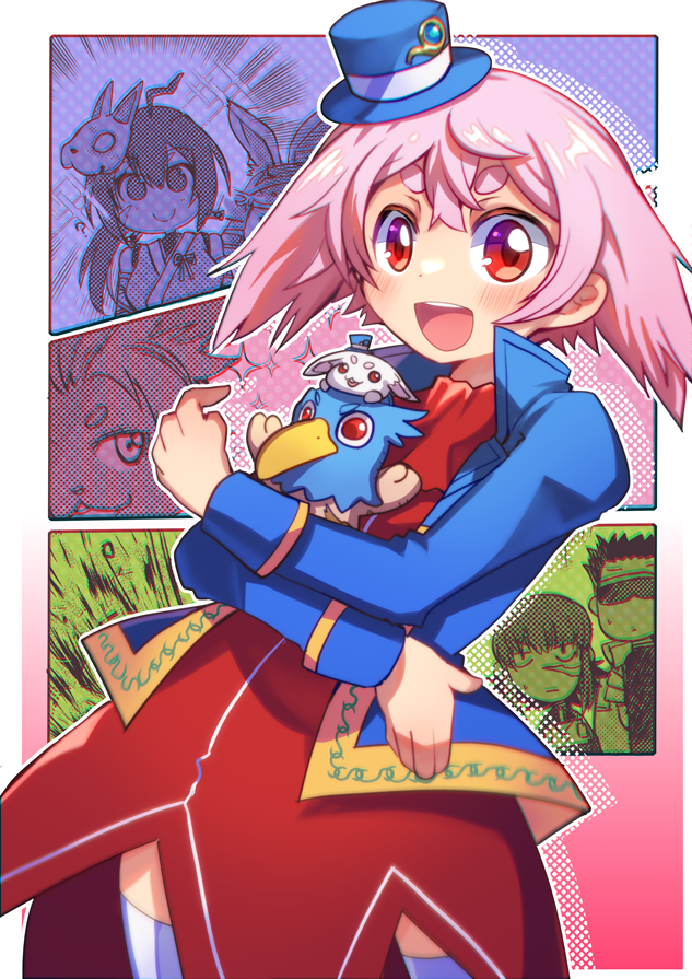 emul, sunraku, and akitsu akane (shangri-la frontier) drawn by emon-yu