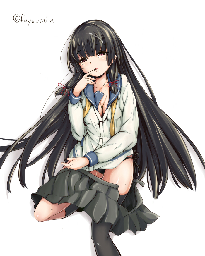 isokaze (kantai collection) drawn by fuyu_mi
