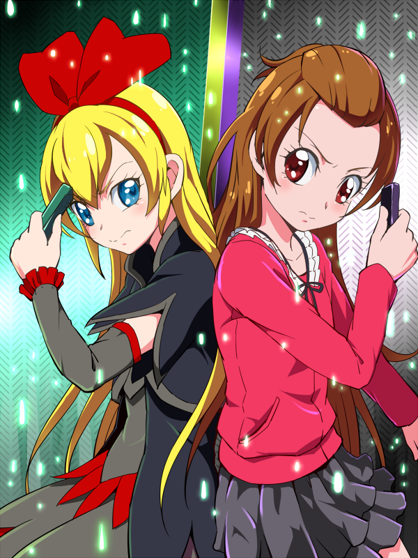 regina and madoka aguri (precure and 3 more) drawn by tj-type1