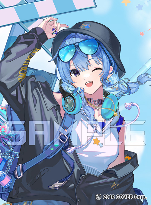 hoshimachi suisei and takoyaki (hololive) drawn by hitokoto