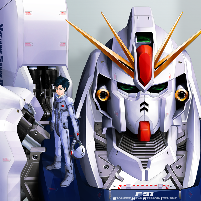 f91 gundam and seabook arno (gundam and 1 more) drawn by yamarata