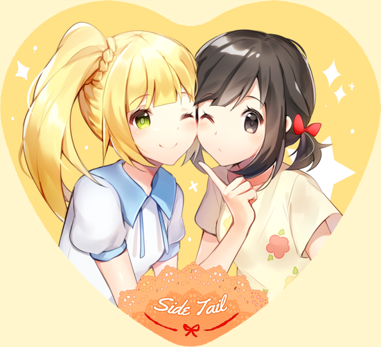 lillie and selene (pokemon and 1 more) drawn by yuhi_(hssh_6)