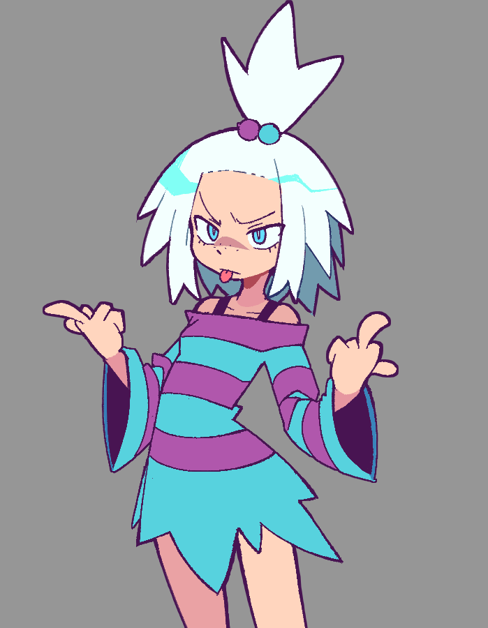 roxie (pokemon and 1 more) drawn by bacun