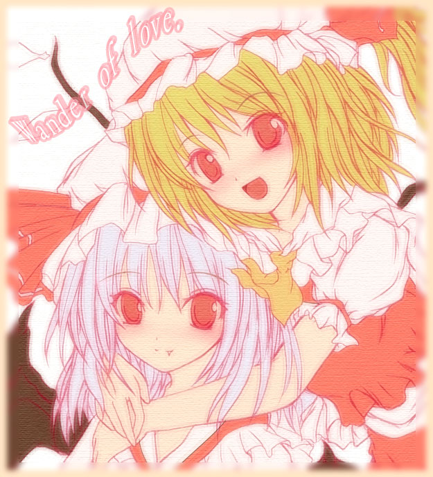 remilia scarlet and flandre scarlet (touhou) drawn by rei_kazami