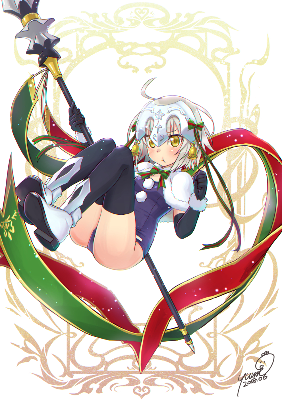 Jeanne D Arc And Jeanne D Arc Alter Santa Lily Fate And 2 More Drawn By Yumi Yumi Danbooru